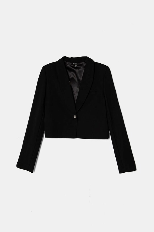 Детский пиджак Guess ткань чёрный J5RN02.KAUH0.PPYA