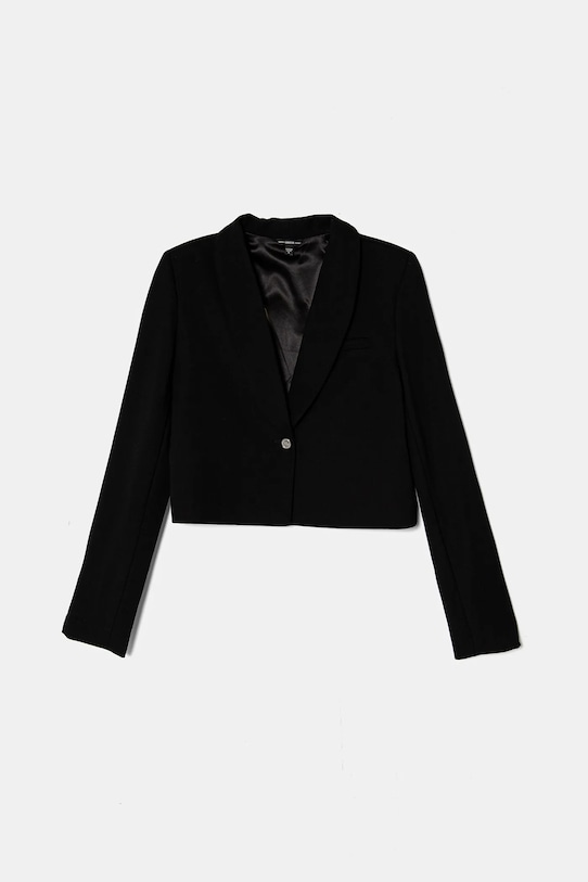 Детский пиджак Guess ткань чёрный J5RN02.KAUH0.PPYA