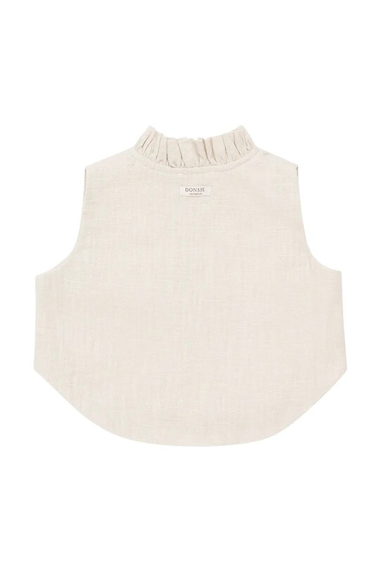 Deklice Donsje Sugy Linen Gilet Poppy 4098102 bež