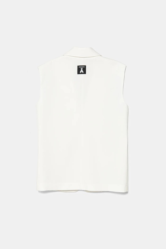 Otroški telovnik Patrizia Pepe W146 7S0278 bela SS25