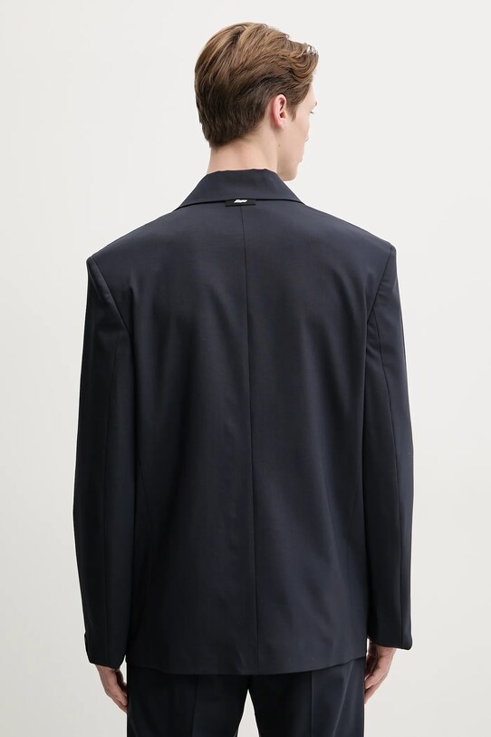 Дрехи Вълнено сако MSGM 3840MG03.257127 тъмносин