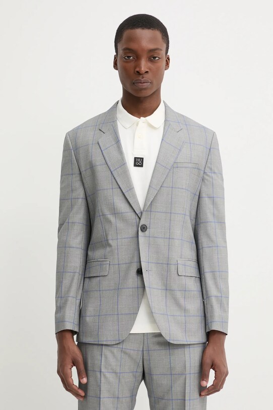 Піджак HUGO regular сірий 50531944