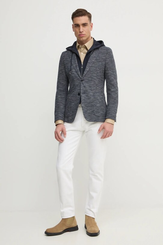 BOSS marynarka 50535007 granatowy SS25