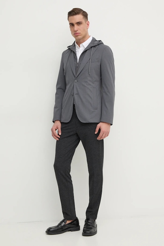 BOSS sacou 50535058 gri SS25