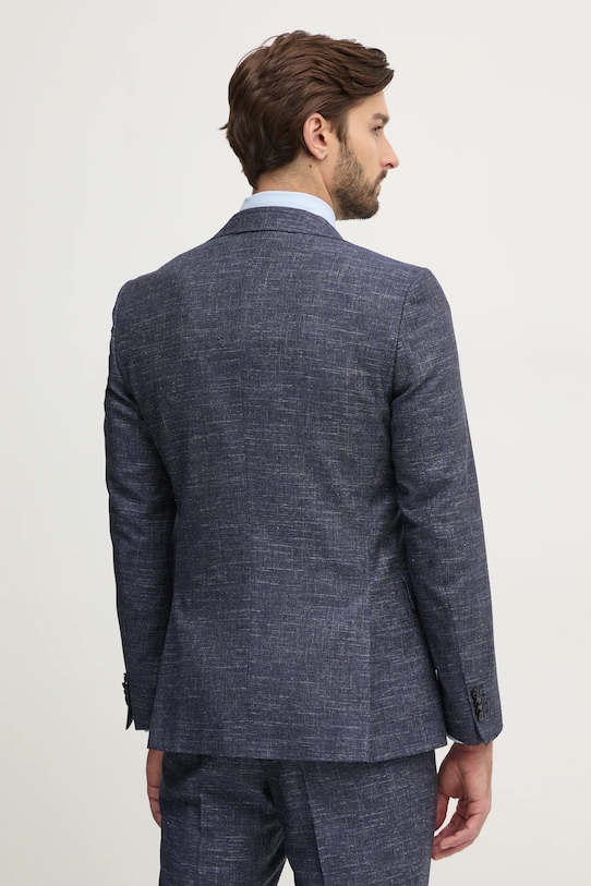 Ρούχα Μάλλινο σακάκι BOSS 50539804 σκούρο μπλε