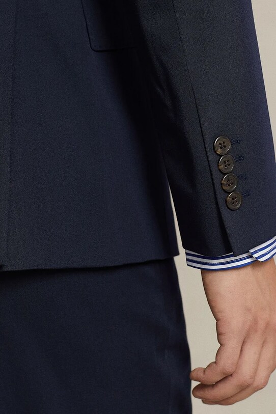 Oblečenie Sako s prímesou vlny Polo Ralph Lauren 715921717 tmavomodrá