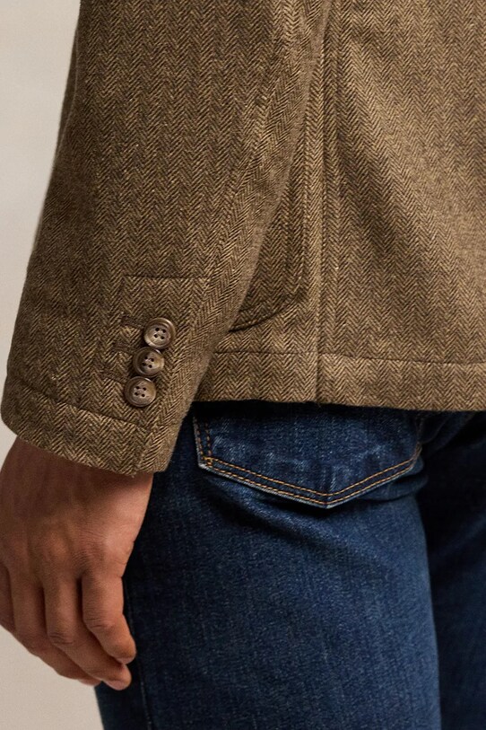 Oblačila Suknjič s primesjo volne Polo Ralph Lauren 715949993 rjava