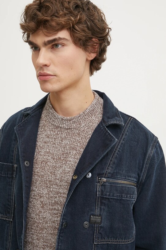 G-Star geacă din denim bleumarin D25263.D489