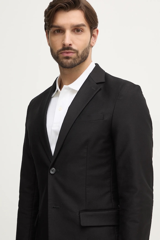 Σακάκι Guess EATON μαύρο M5RN00.WGUQ1