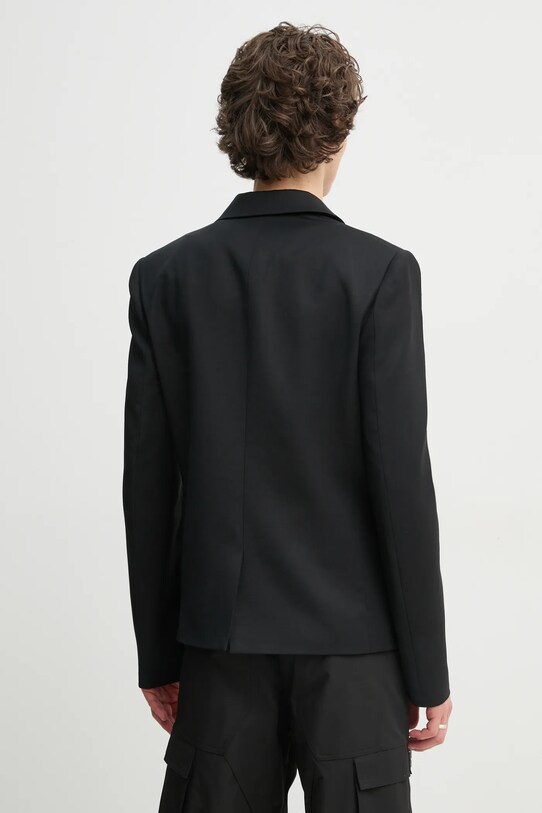 Îmbrăcăminte Heliot Emil geaca de lana SS25.M.04.048.BLK01 negru