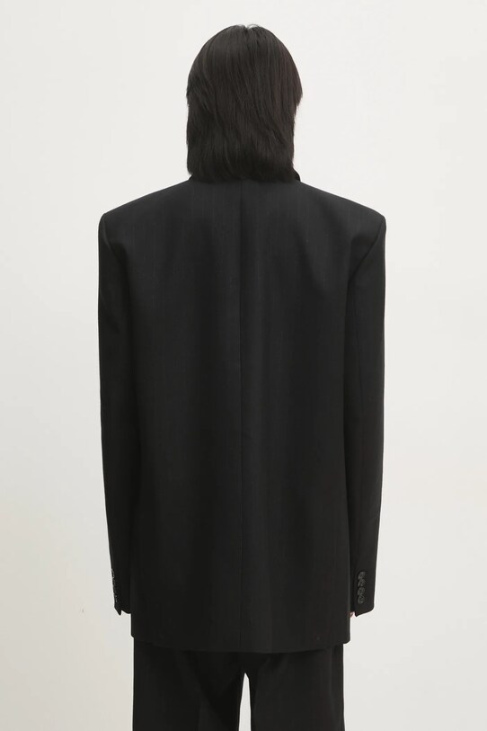 Odzież VETEMENTS marynarka wełniana Double Breasted Evening UA66JA450B1 czarny