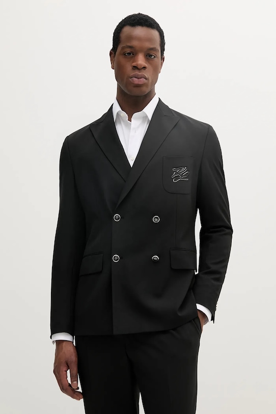 Піджак Karl Lagerfeld regular чорний 552037.155102