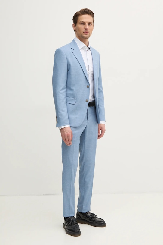 Lindbergh costum uni albastru 30.606034.BLUE