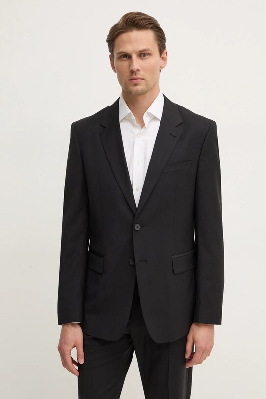 Filippa K geaca de lana cu captuseala negru 31582.FK
