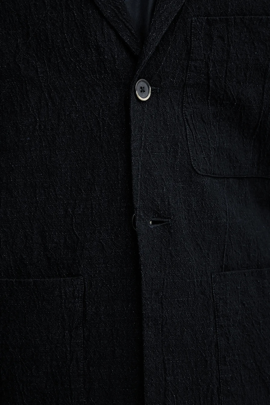 Піджак з домішкою льону BARENA VENEZIA Camicia Mola OSU5067.2768 темно-синій