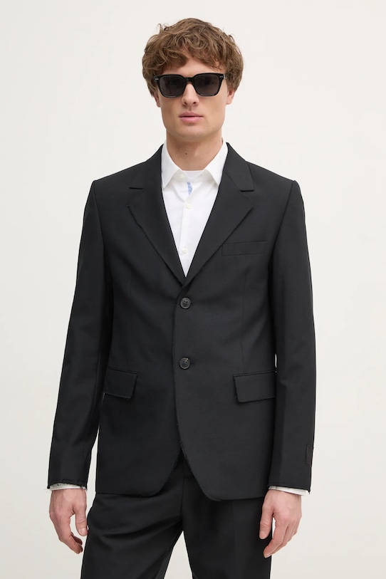 ZADIG&VOLTAIRE blézer gyapjú keverékből WMBL00165.19W.001 fekete SS25