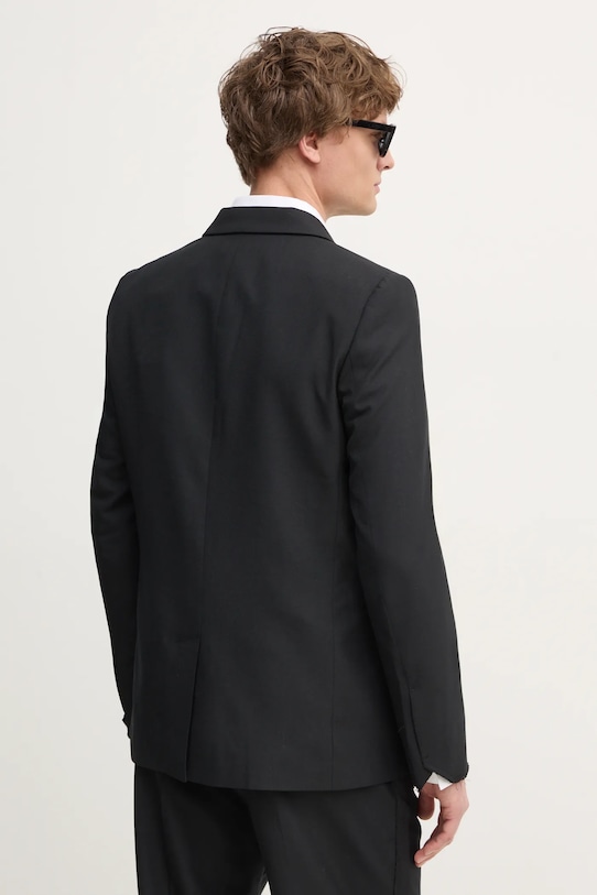 Ruházat ZADIG&VOLTAIRE blézer gyapjú keverékből WMBL00165.19W.001 fekete
