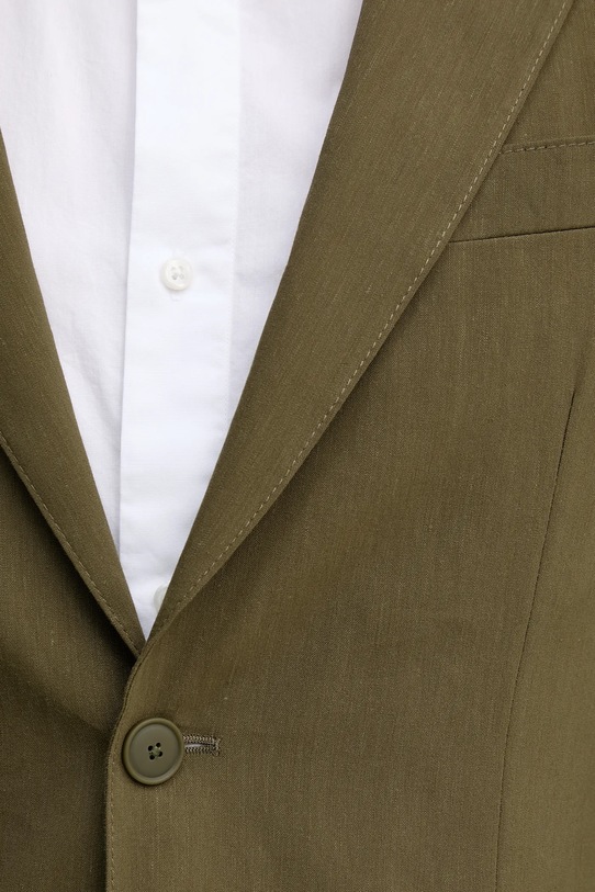 BOSS marynarka lniana 50540685 zielony