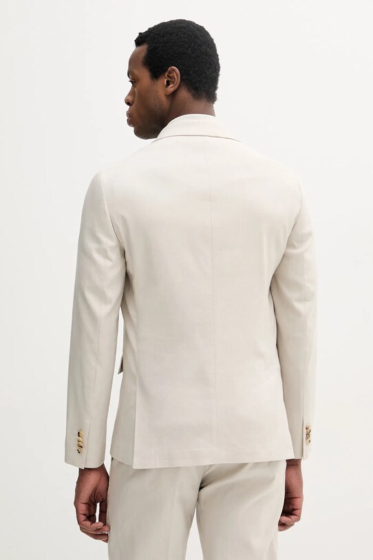 Îmbrăcăminte Calvin Klein blazer din amestec de in K10K114388 bej