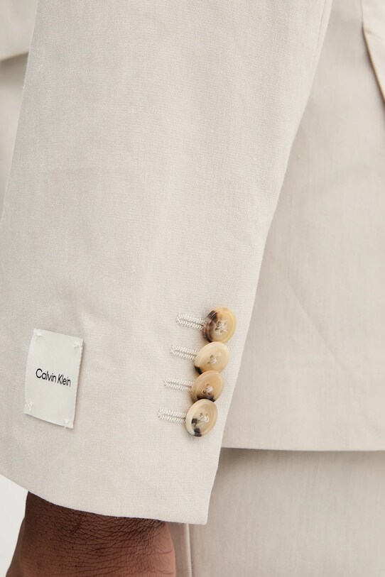 Calvin Klein blazer din amestec de in K10K114388 bej
