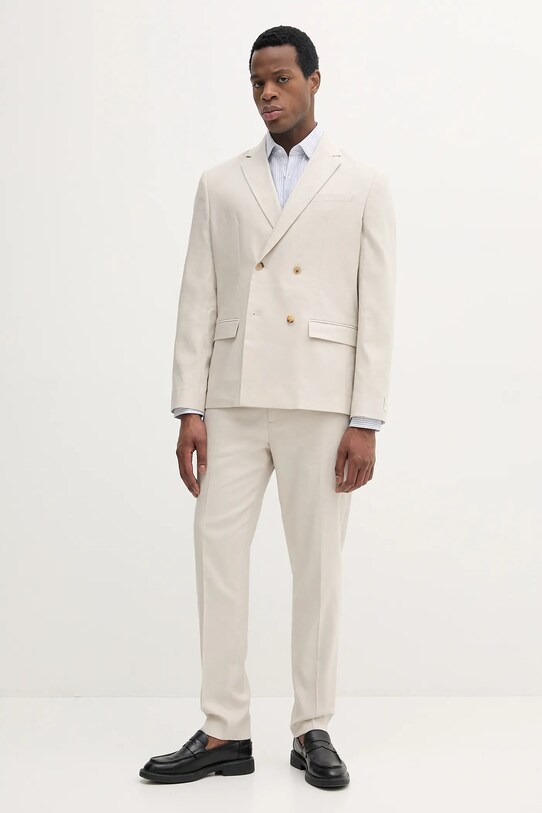 Піджак Calvin Klein K10K114481 бежевий SS25