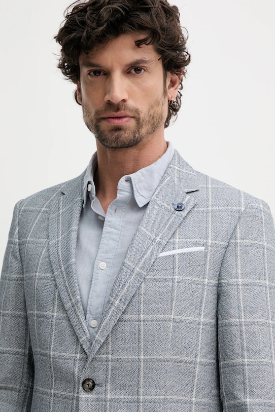 Sako s prímesou ľanu Joop! sivá 30046564