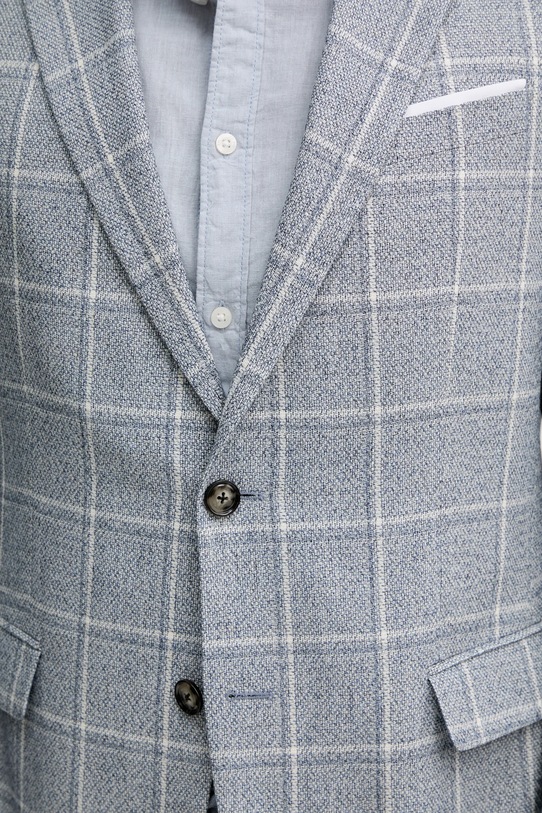 Joop! marynarka z domieszką lnu 30046564 niebieski