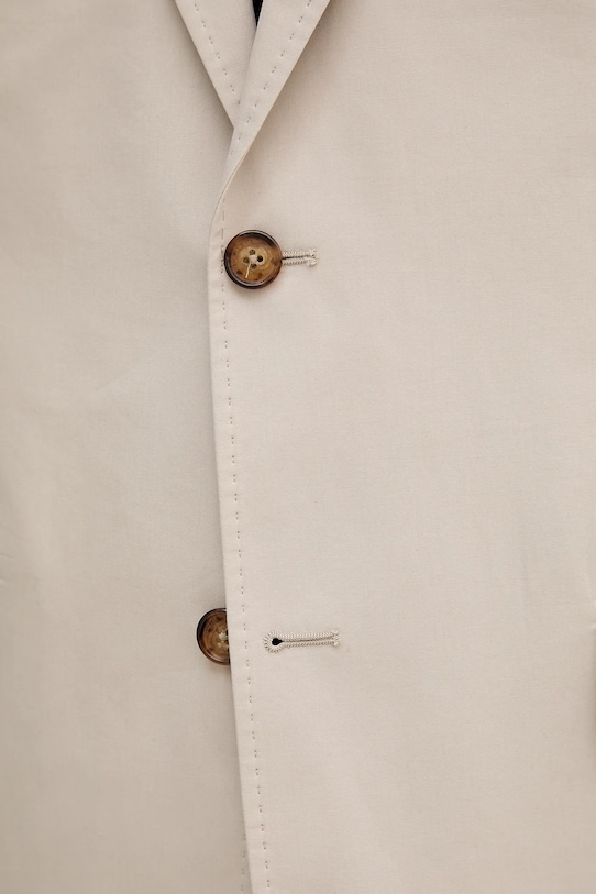 Michael Kors marynarka bawełniana beżowy CS5100THC2