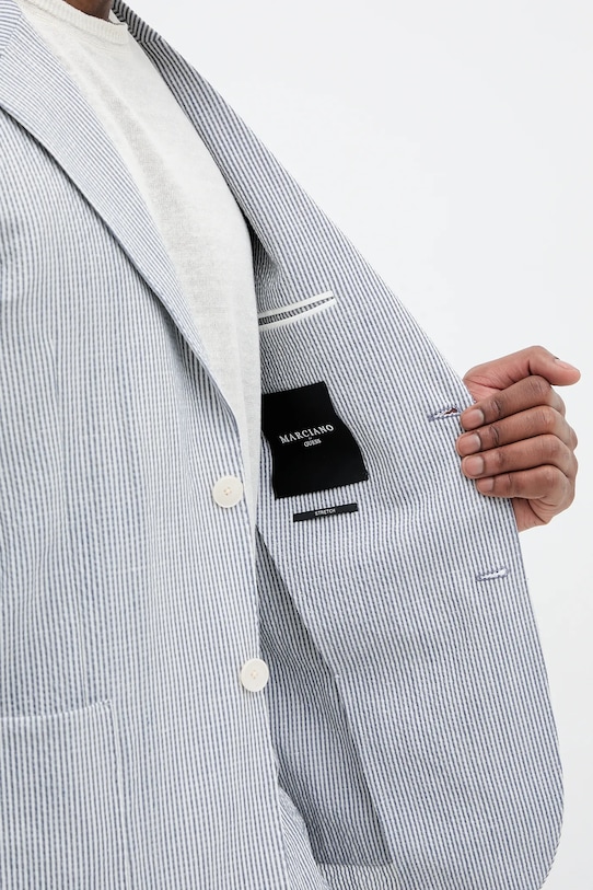 Blazer s příměsí vlny Marciano Guess 5GHN16.2314Z modrá