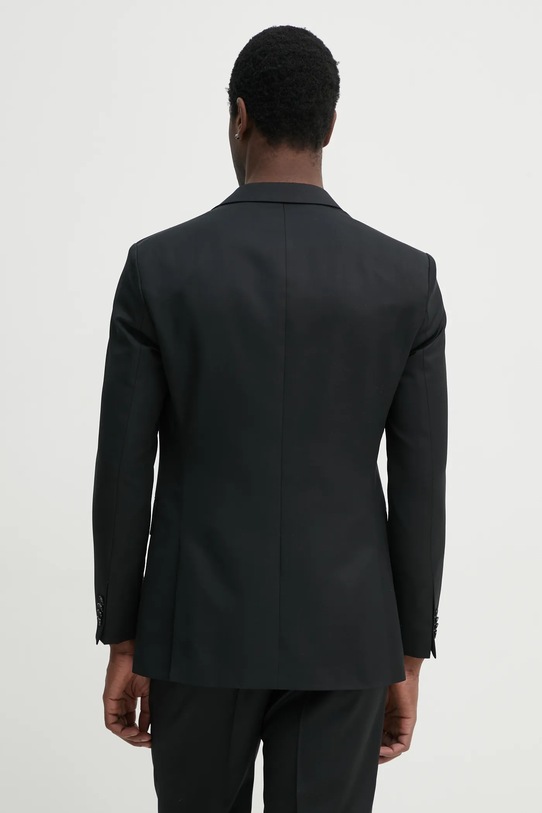 Odzież Karl Lagerfeld marynarka wełniana KL STUDIO 552055.155422 czarny