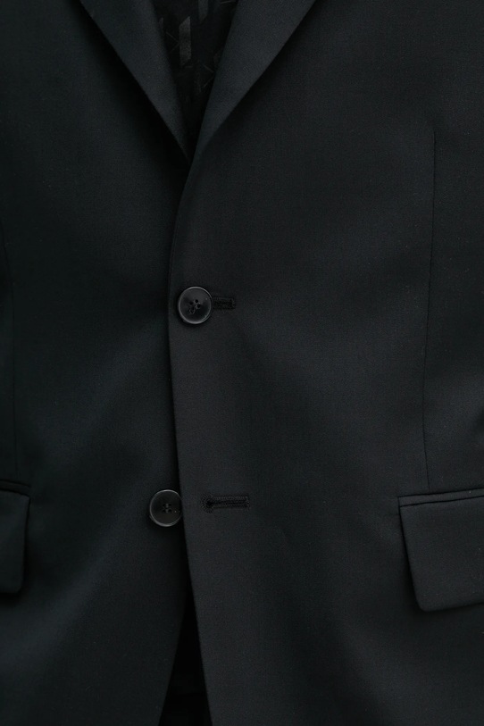 Karl Lagerfeld marynarka wełniana KL STUDIO 552055.155422 czarny