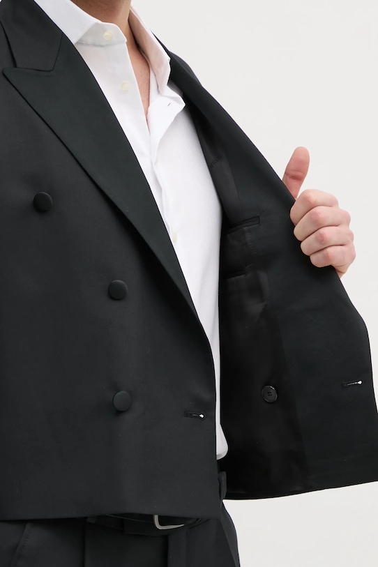 Karl Lagerfeld marynarka wełniana KL STUDIO 552055.155423