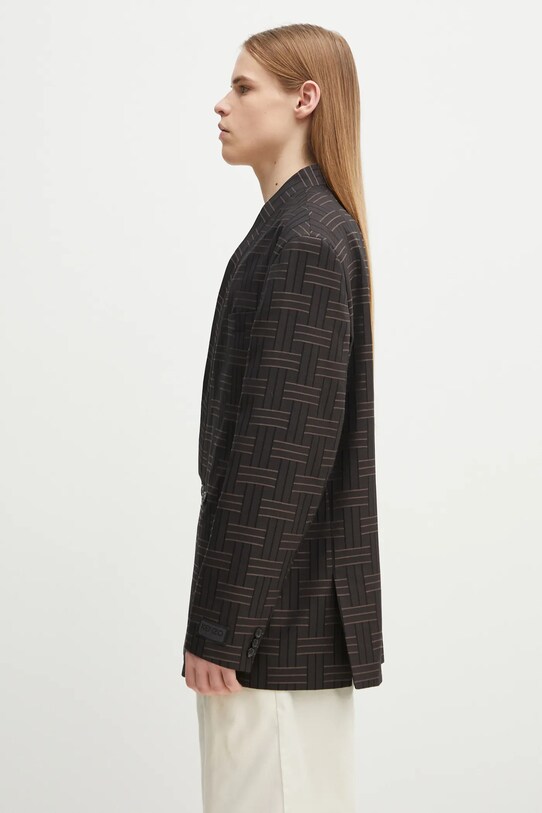 Vlnené sako Kenzo FF55VE1309JT.90 hnedá SS25