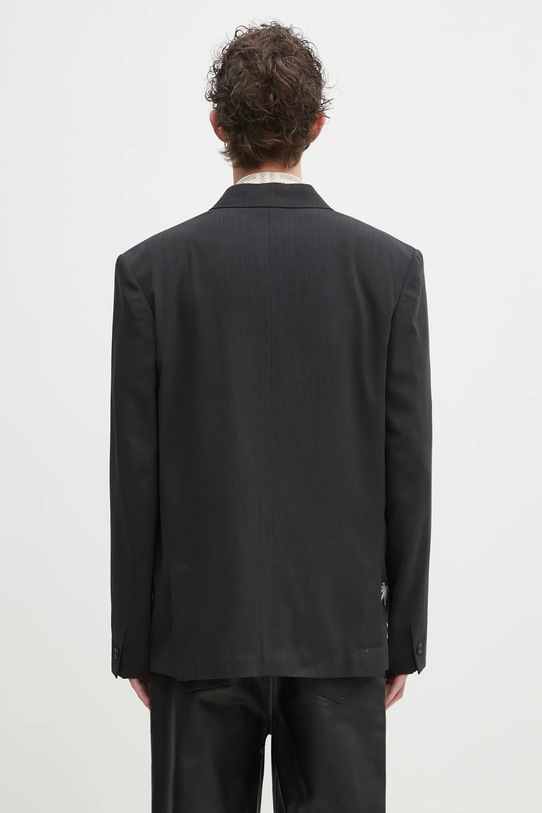 Odzież Kenzo marynarka z domieszką wełny FF55VE1429RI.99 czarny