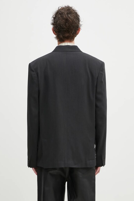 Odzież Kenzo marynarka z domieszką wełny FF55VE1429RI.99 czarny