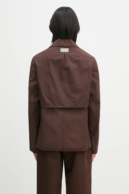 Kenzo cotton jacket brown FF55VE2309GF.90