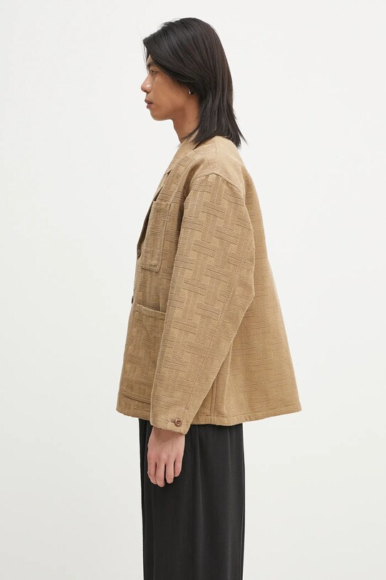 Kenzo linen blend blazer FF55VE2329JH.10 green SS25