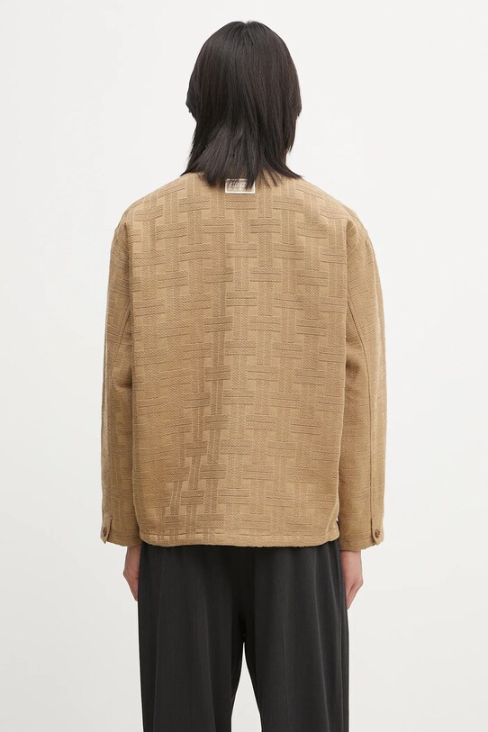 Clothing Kenzo linen blend blazer FF55VE2329JH.10 green