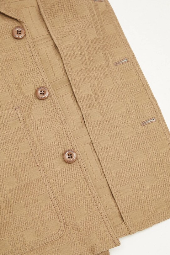 Kenzo linen blend blazer FF55VE2329JH.10 green