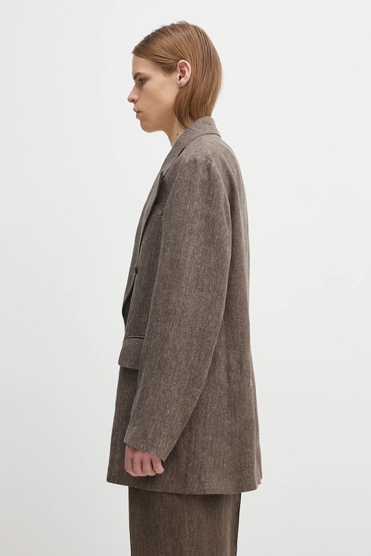 Laneni sako Our Legacy Sharp Db Blazer M2250STC smeđa SS25