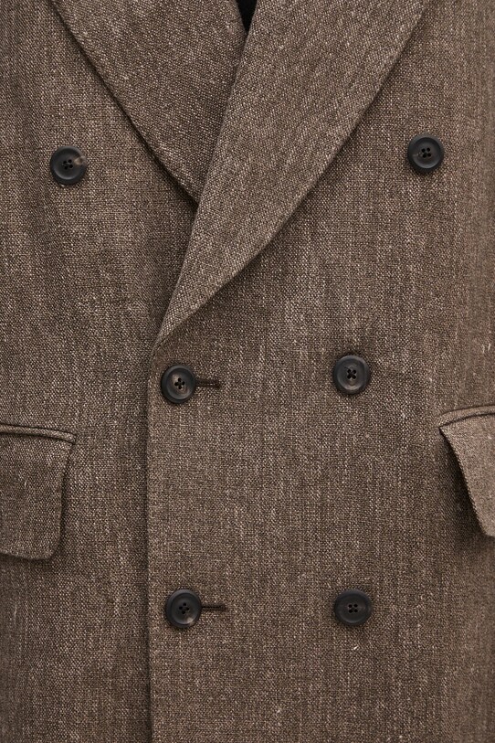 Laneni sako Our Legacy Sharp Db Blazer smeđa M2250STC