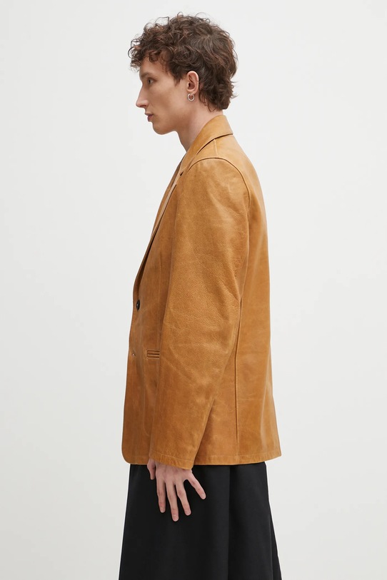 Our Legacy blazer in pelle Opening M2259OBL marrone SS25