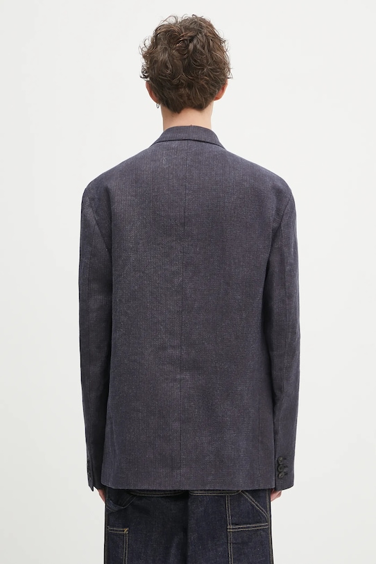 Ρούχα Λινό πανωφόρι Our Legacy Unconstructed Shinjuku Blazer M2250UD μωβ
