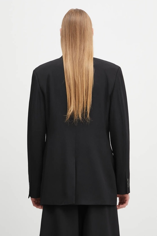 Ρούχα Μάλλινο σακάκι Wales Bonner Rise Tuxedo MS25JA05.WV03.999 μαύρο