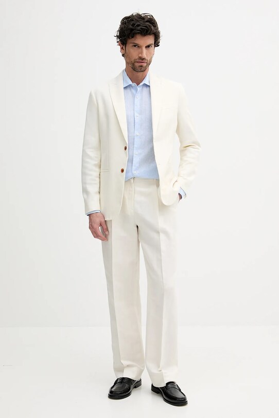 Sisley sacou din bumbac 2GJ0SW029 bej SS25