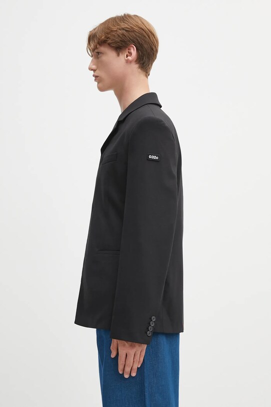 032C wool blend blazer '032C Office Attire' S25.MRW.2001.000 black SS25