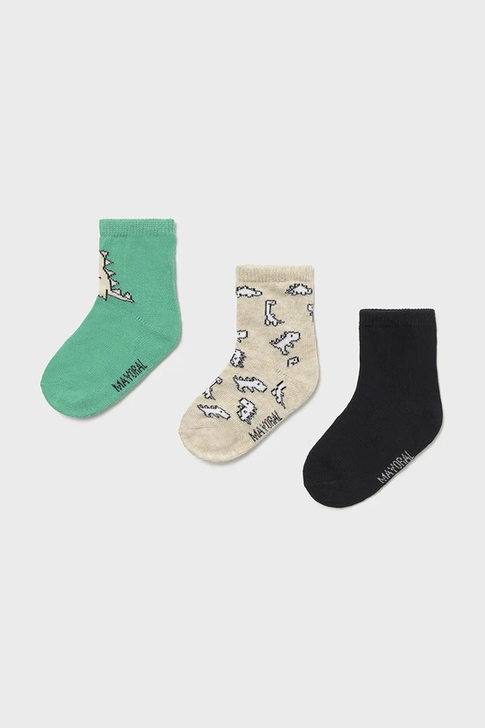Mayoral șosete bebe 3-pack sosete lungi turcoaz 10870.3C.Baby.PPYA