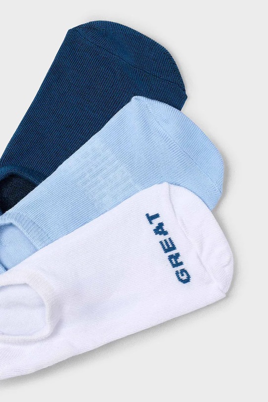 Mayoral skarpetki dziecięce 3-pack 10910.5K.Mini.PPYA niebieski SS25