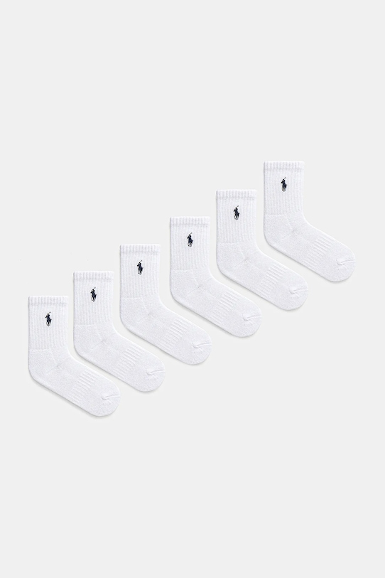 Детские носки Polo Ralph Lauren 6 шт длинные носки белый 443974056001