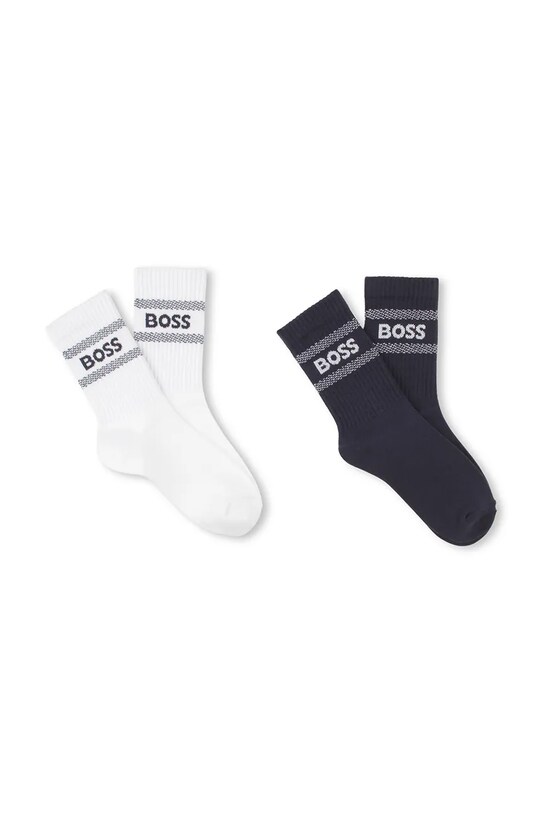 Дитячі шкарпетки BOSS 2-pack довгі шкарпетки темно-синій J51738